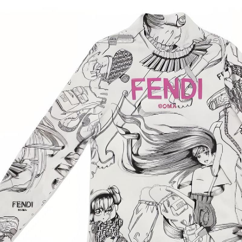 Футболка FENDI T - изображение 3