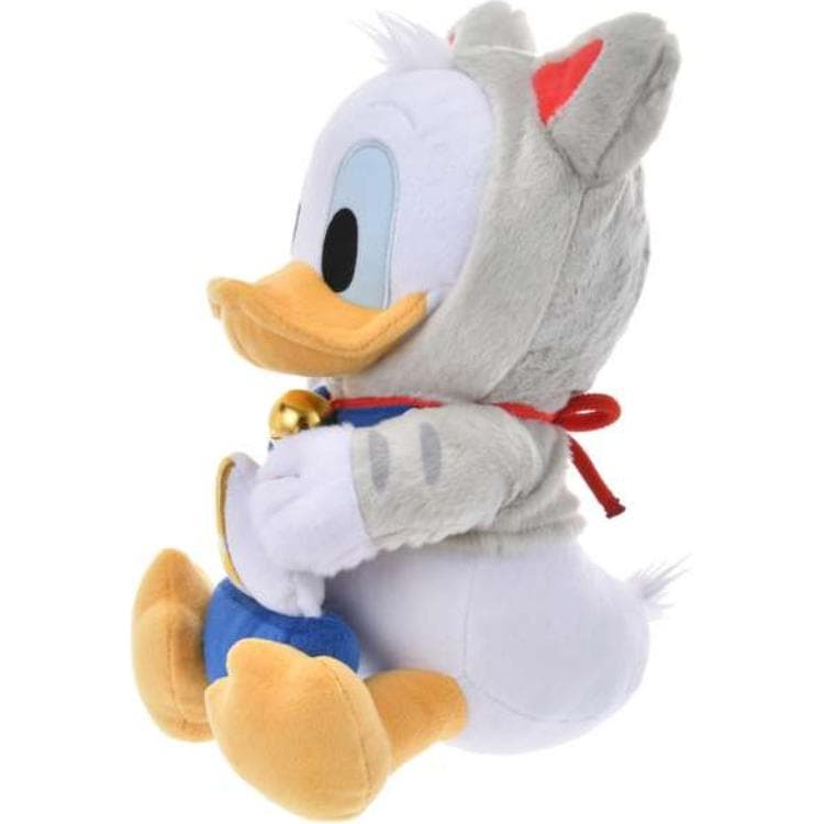 Мягкая игрушка Disney Разборный обруч Welcome Collection Дональд Дак Милый стиль Кукла Мягкая игрушка Длина тела 26 см Токийский Дисней - изображение 2