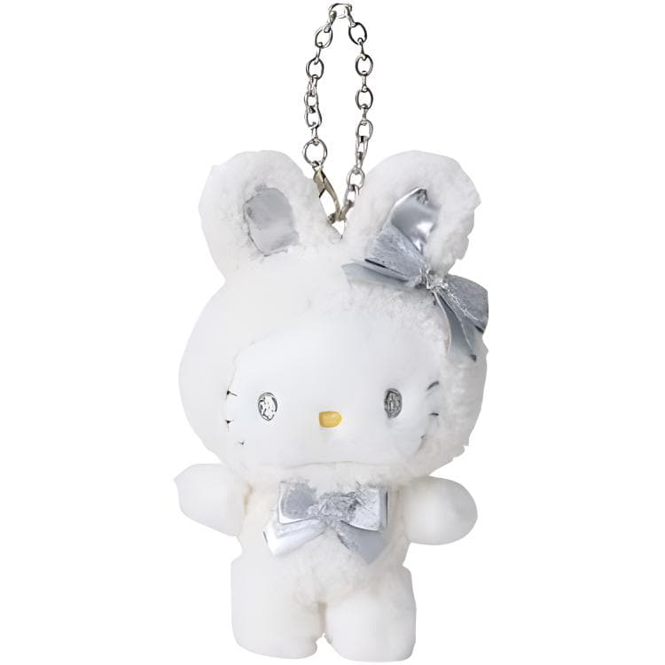 Санрио First Snow Bunny Collection Хелло Китти Куклы Плюшевый Украшение 15 см Длина корпуса - изображение 1