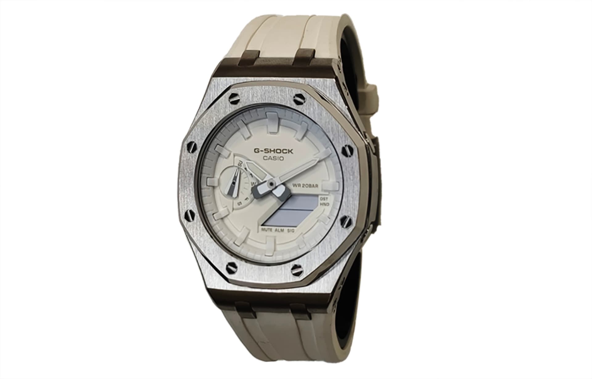 Часы Casio GA-2100-1A1 Offshore Silver Phantom - изображение 1