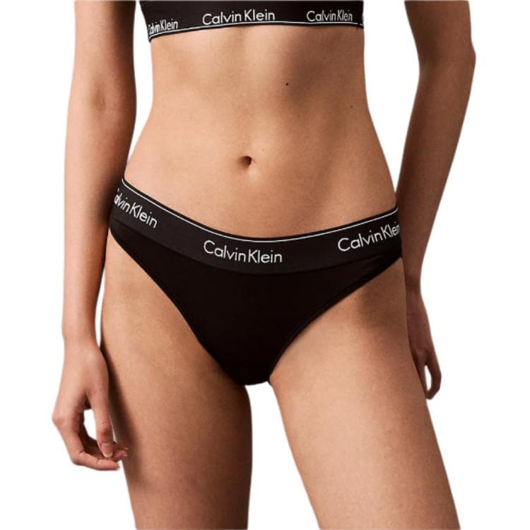 Трусы Calvin Klein Трусики-бикини Европейская версия Женские 1 упаковка Черный - изображение 1