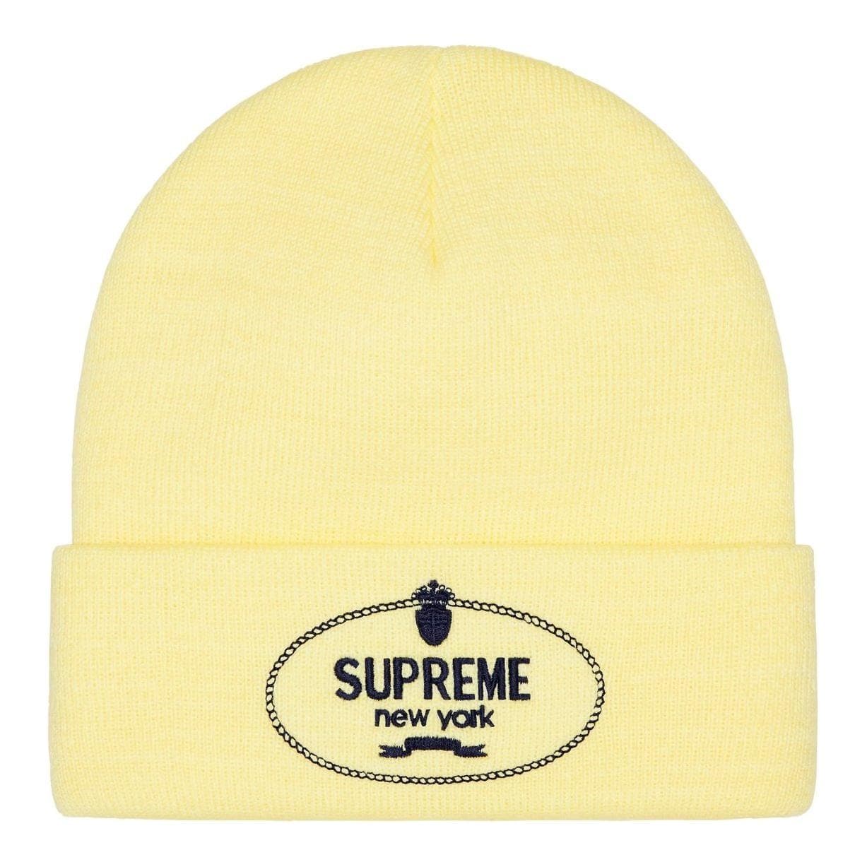 Шапка Supreme Акриловые Шапки Унисекс Коричневый Черный Морской Синий Красный Серый Желтый - изображение 7