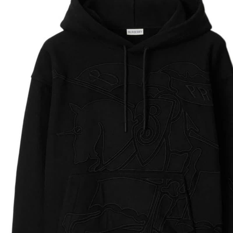 Худи Burberry Hoodie Black — фото 8