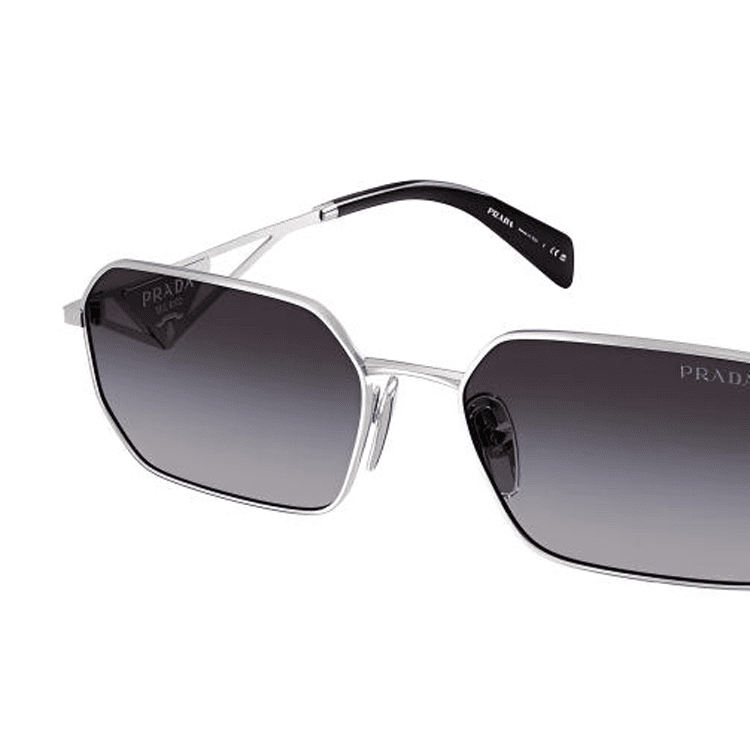 Солнцезащитные очки PRADA Фигурный Солнцезащитные очки Women's Silver - изображение 2