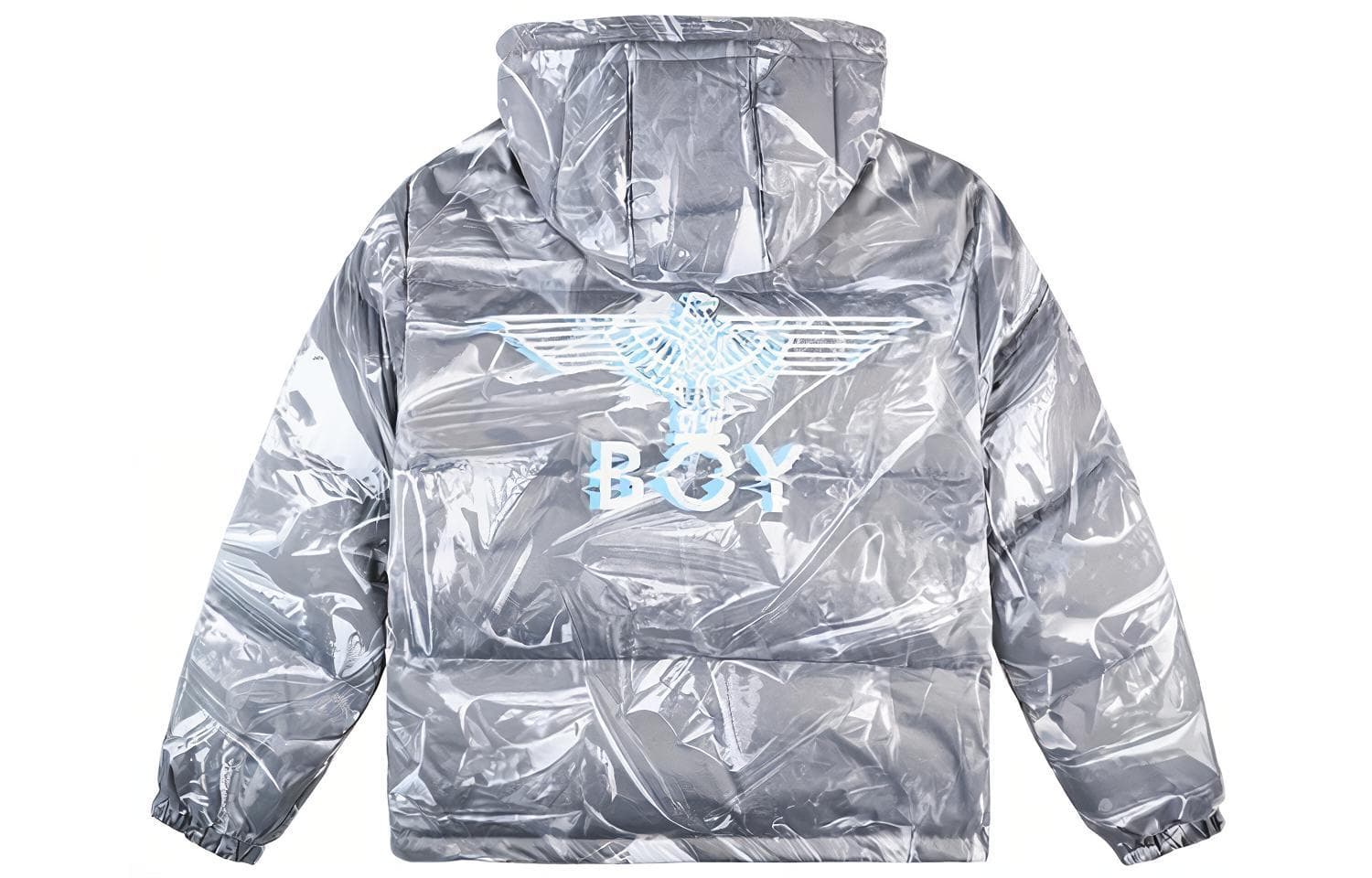 Зимняя куртка Boy London FW22 Graffiti Logo Down Jacket Grey - изображение 2