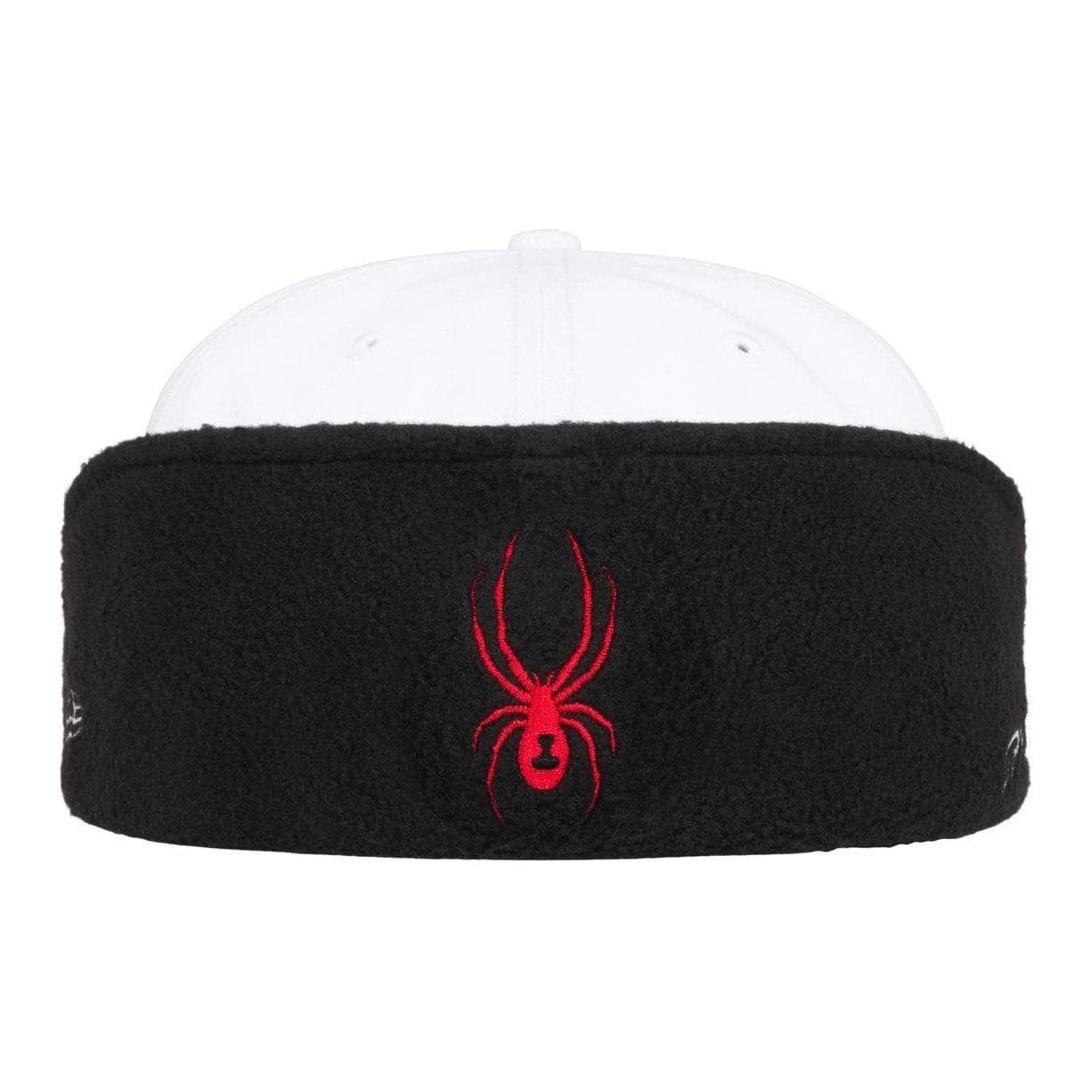 Кепка Supreme x Spyder X New Era Шерстяные Кепки Унисекс Черный Белый - изображение 4
