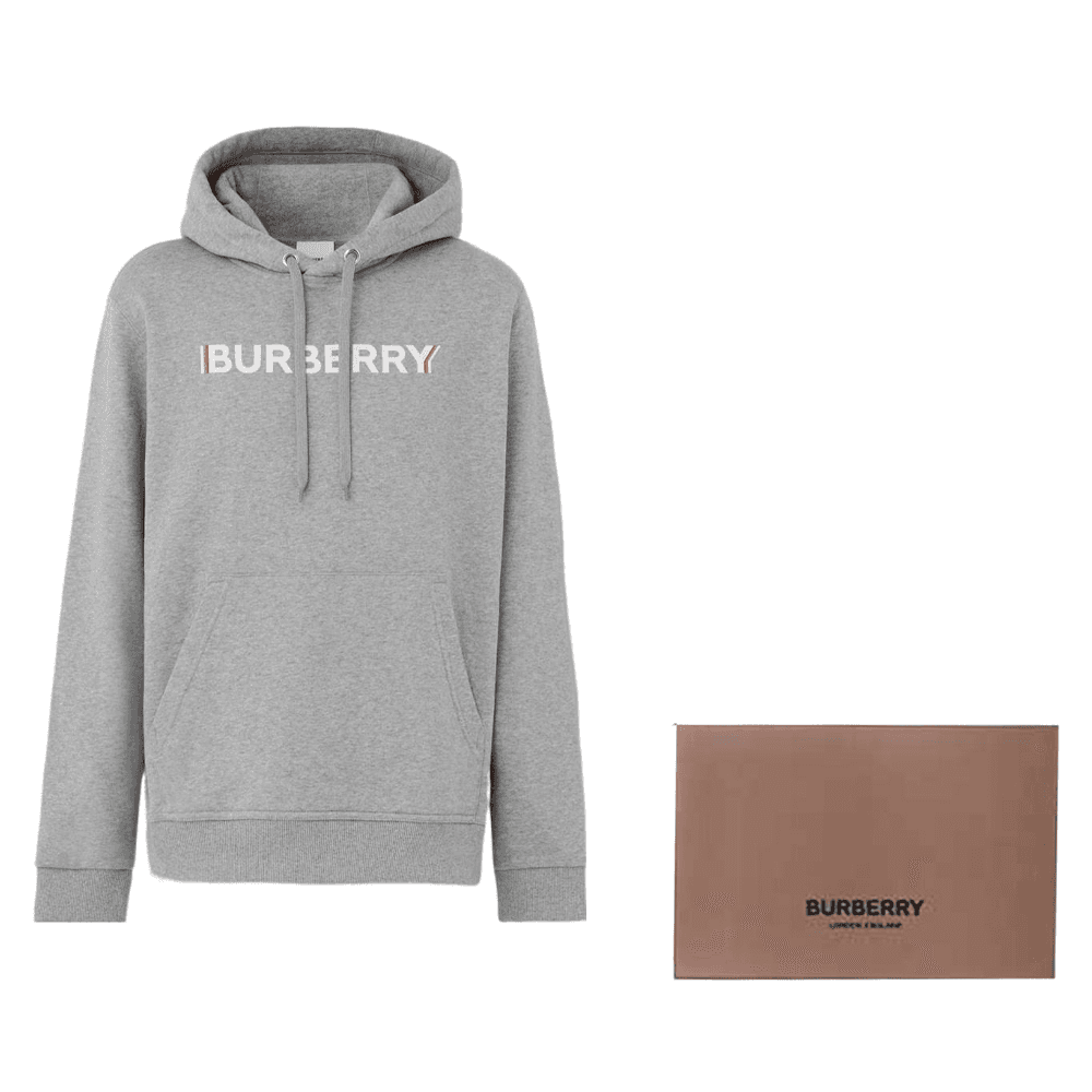 Кофта Burberry SS22 Logo Crewneck Sweatshirt Grey - изображение 3