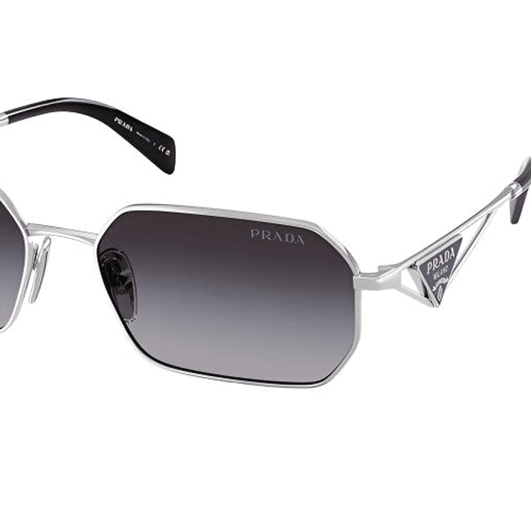 Солнцезащитные очки PRADA Фигурный Солнцезащитные очки Women's Silver - изображение 3
