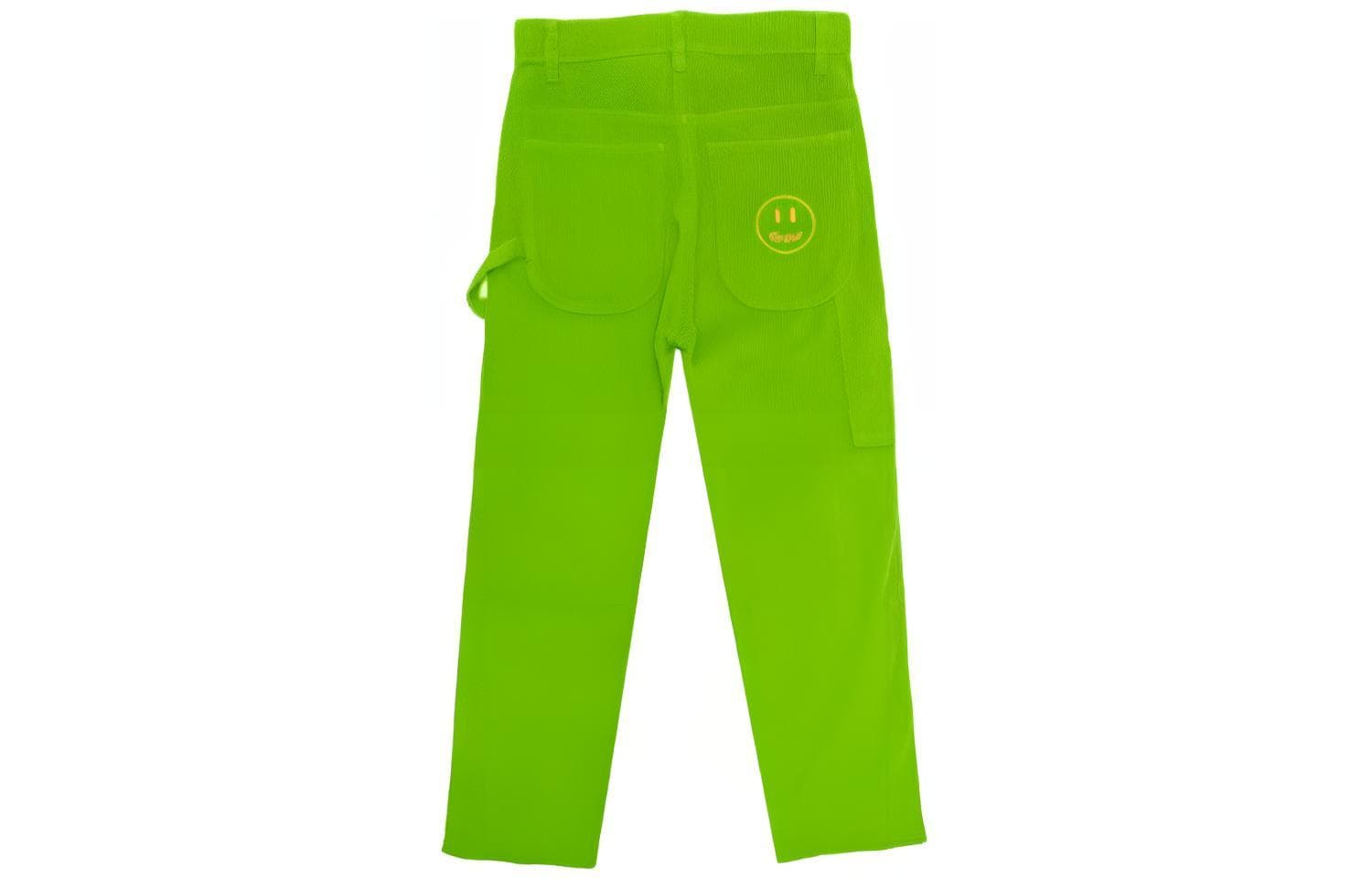 Штаны Drew House SS22 Corduroy Carpenter Pant Lime - изображение 2