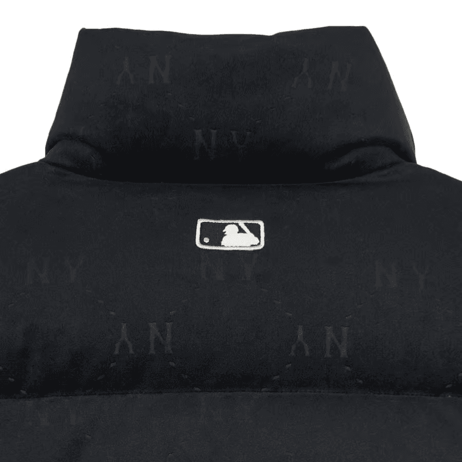 Пуховик MLB New York Yankees Женская пуховая куртка черного цвета - изображение 3