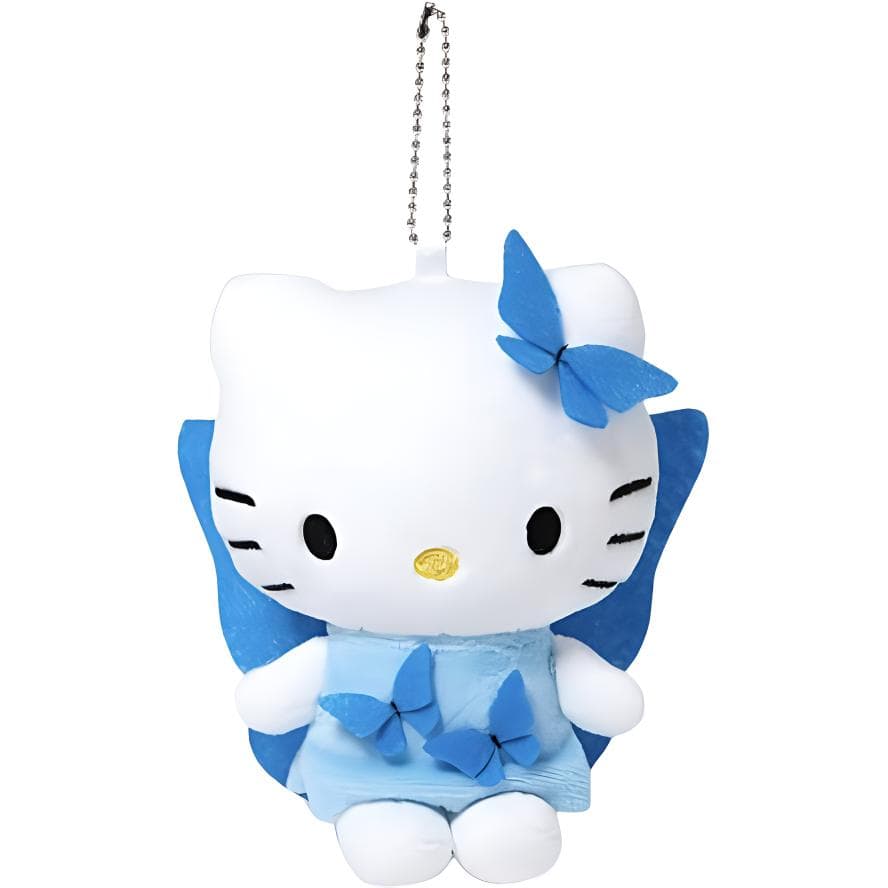 Sanrio Hello Kitty Синяя Бабочка Мягкие Игрушки 12 см Длина Тела - изображение 3