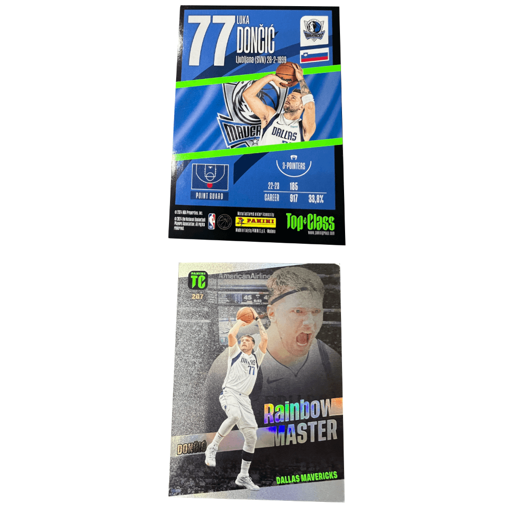 Коллекционные карточки PANINI Dallas Mavericks Коллекция Луки Дончича Рефракция Звезды Карточки РАРНЫЕ Спортивные Карты 1 шт - изображение 3