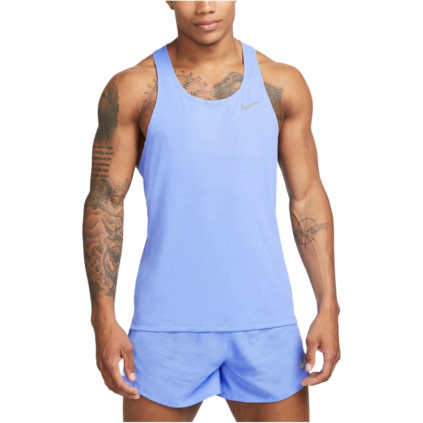 Nike Dry Fit Sleeveless Tee Blue - изображение 3