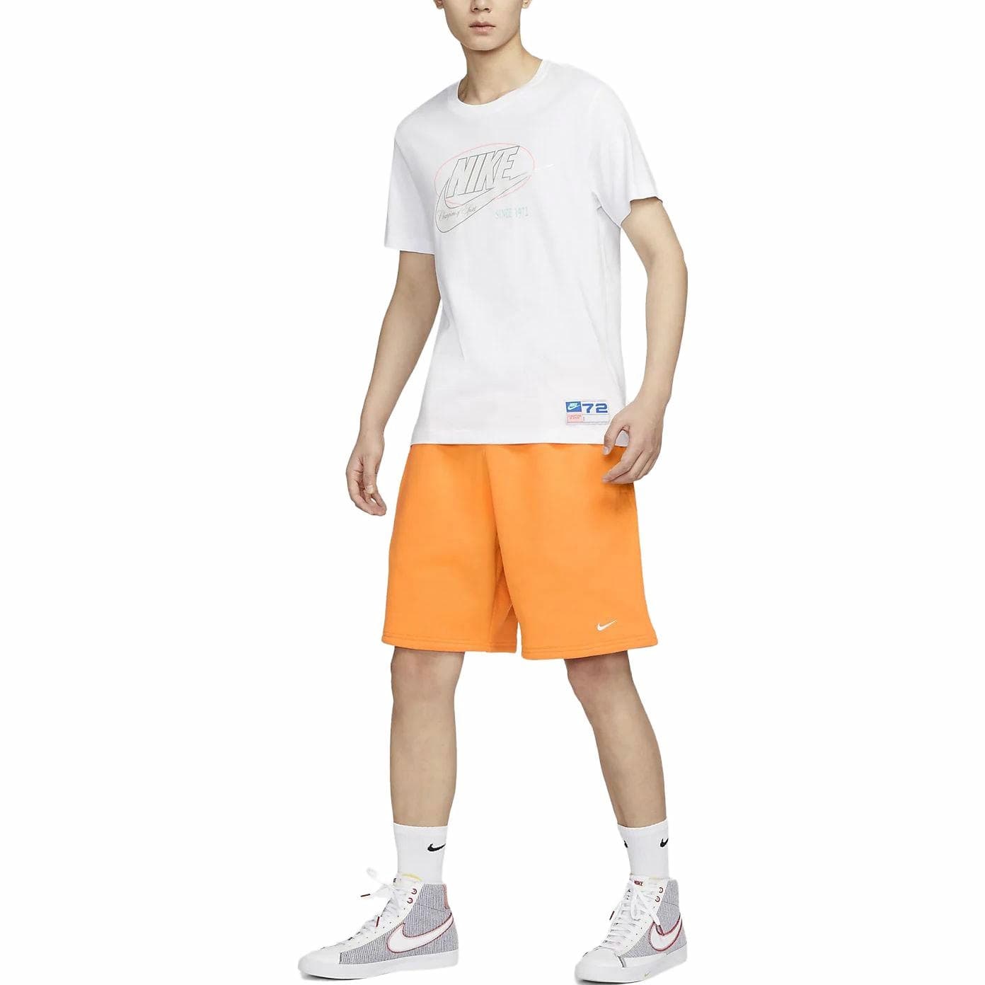 Шорты Nike Solo Swoosh Bright Orange - изображение 4
