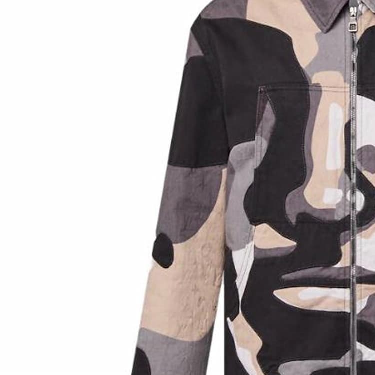 Джинсовая куртка Louis Vuitton FW23 Geometric Portrait Denim Jacket - изображение 4
