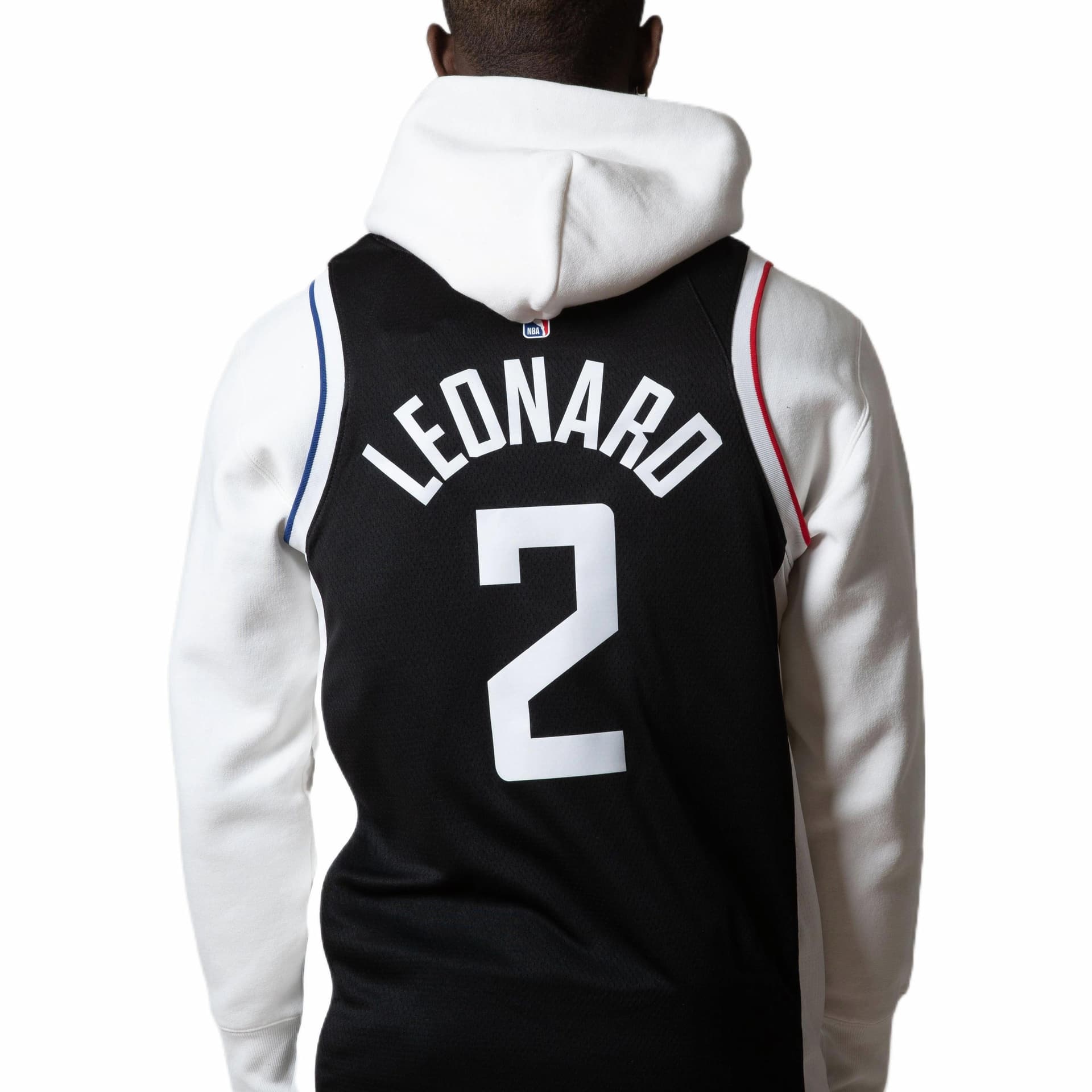 Баскетбольная майка Nike NBA Leonard 2 Fan Edition Jersey Black - изображение 4