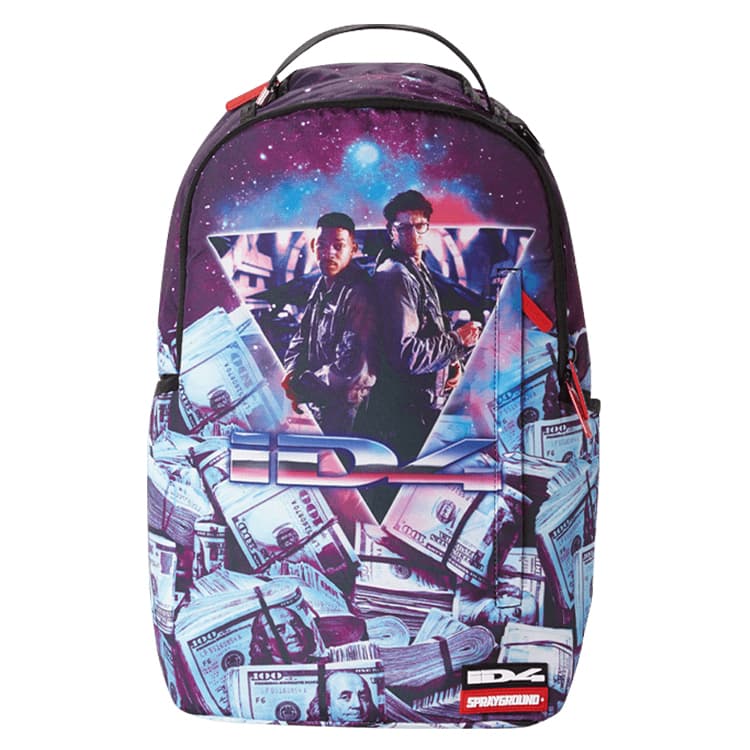 Рюкзак SPRAYGROUND Рюкзак из ткани унисекс черного и разноцветного цвета - изображение 1