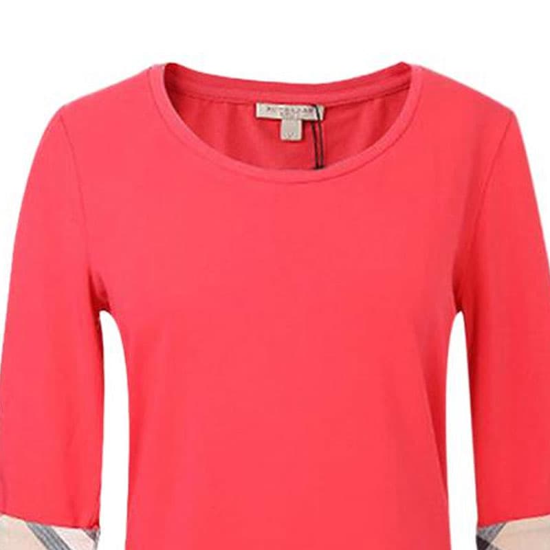 Футболка Burberry Красный Женские T-рубашки - изображение 5