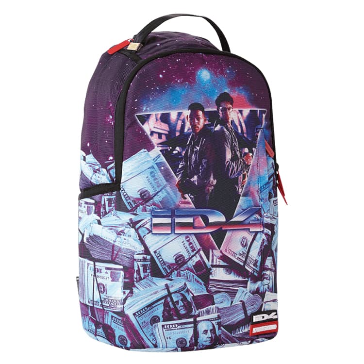 Рюкзак SPRAYGROUND Рюкзак из ткани унисекс черного и разноцветного цвета - изображение 2