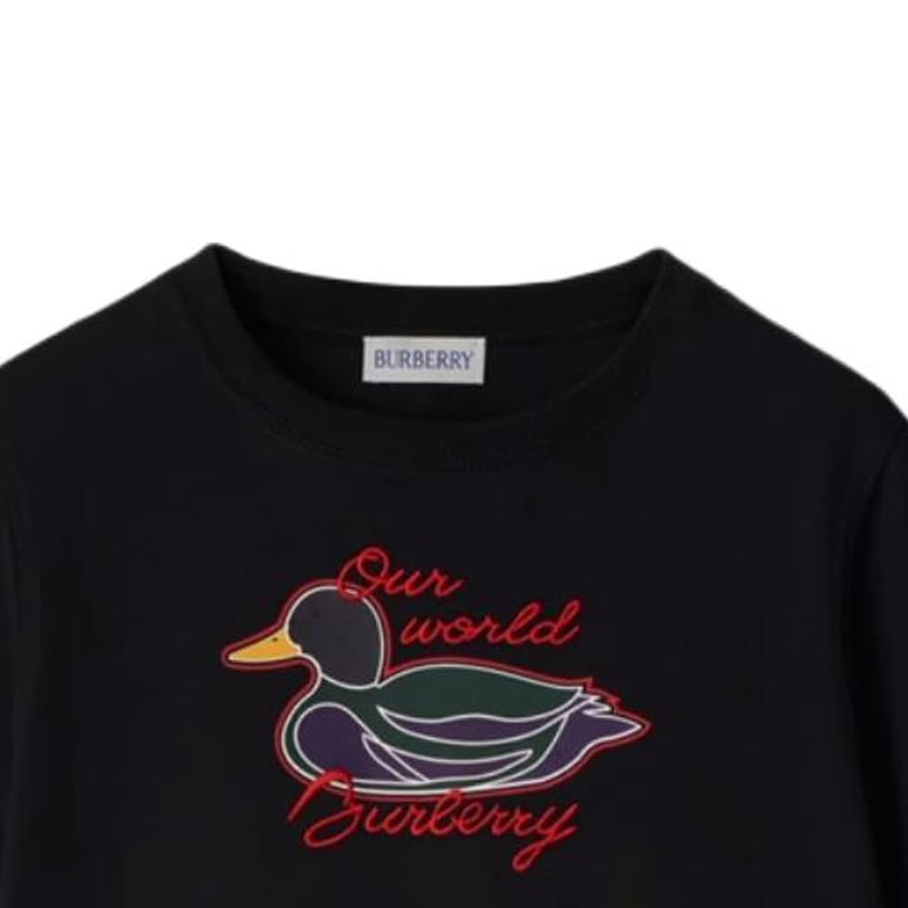 Футболка Burberry T-рубашка FW24 Темно-морской синий Детская - изображение 3
