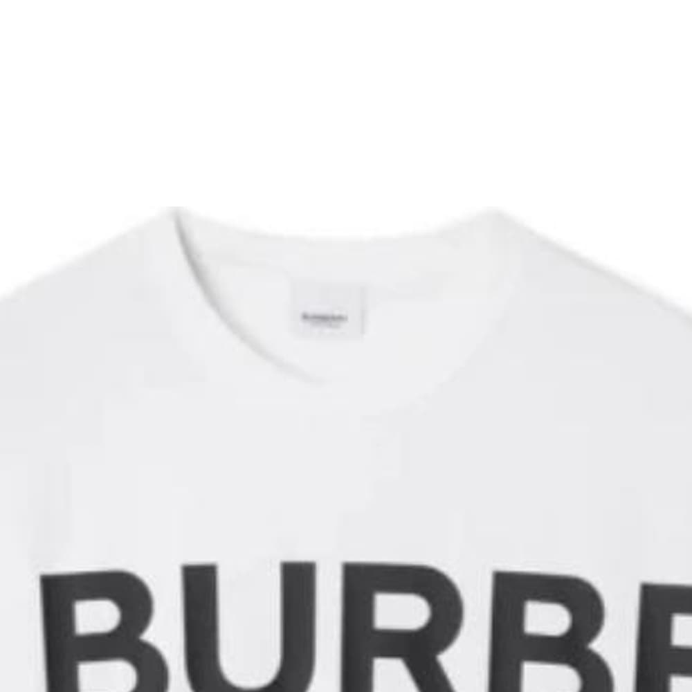 Футболка Burberry Logo Print T-Shirt White - изображение 2