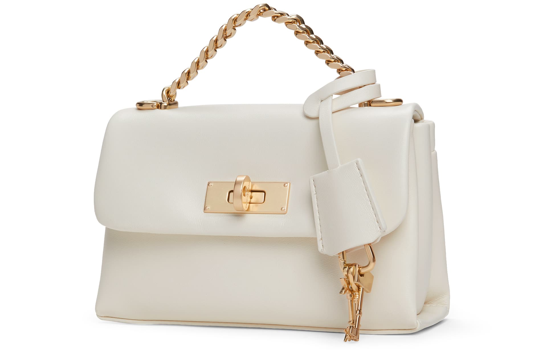 Сумка CHARLES KEITH ПУ (полиуретан) Сумки Маленькие Женские Черный Кремовый Молочный Белый Светло-Розовый Светло-Розовый - изображение 2