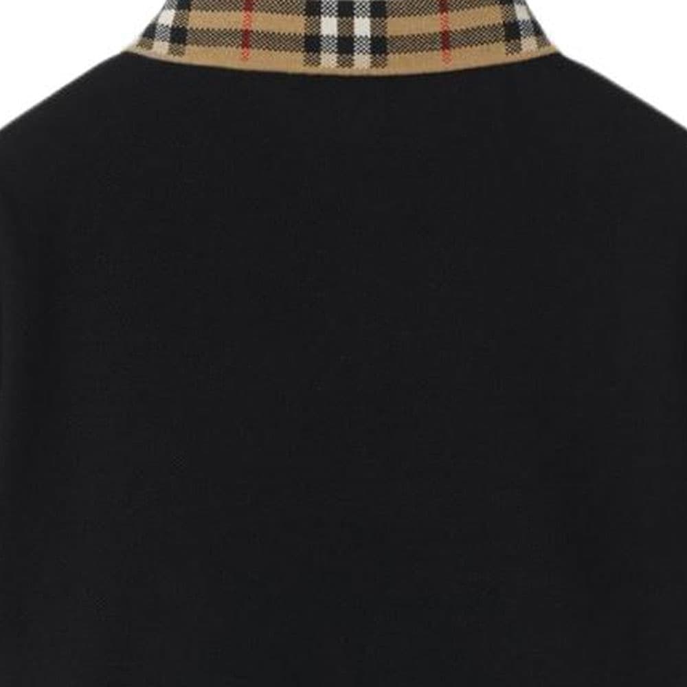 Burberry Детский топ FW24 Черный для малышей - изображение 4