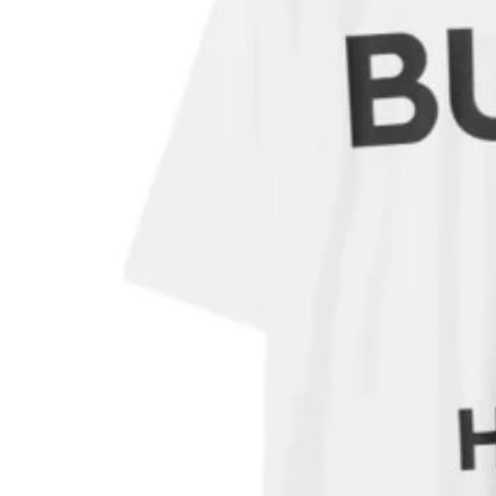 Футболка Burberry Logo Print T-Shirt White - изображение 3
