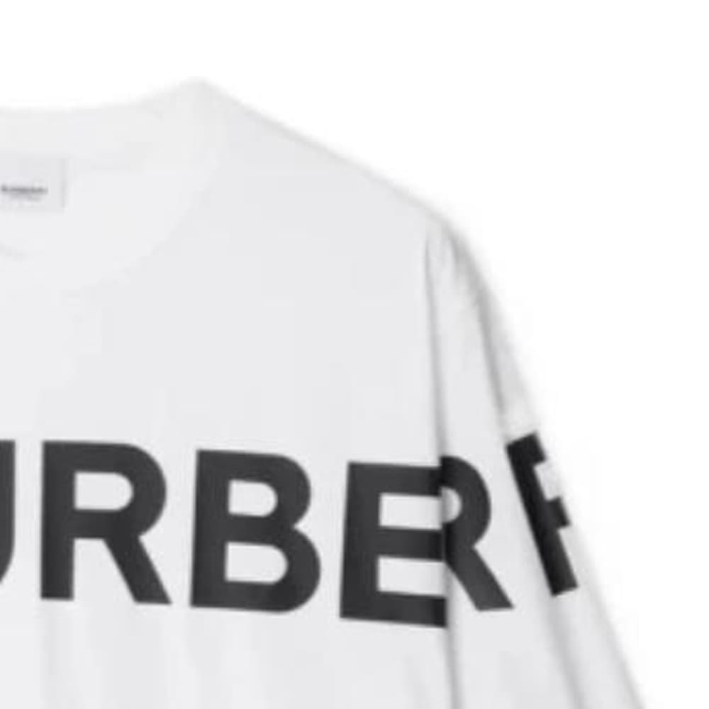 Футболка Burberry Logo Print T-Shirt White - изображение 4