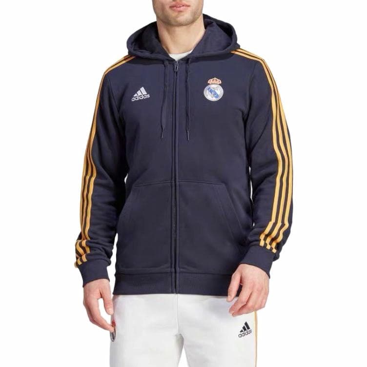 Куртка adidas Logo Hoodie Jacket Legend Ink - изображение 2