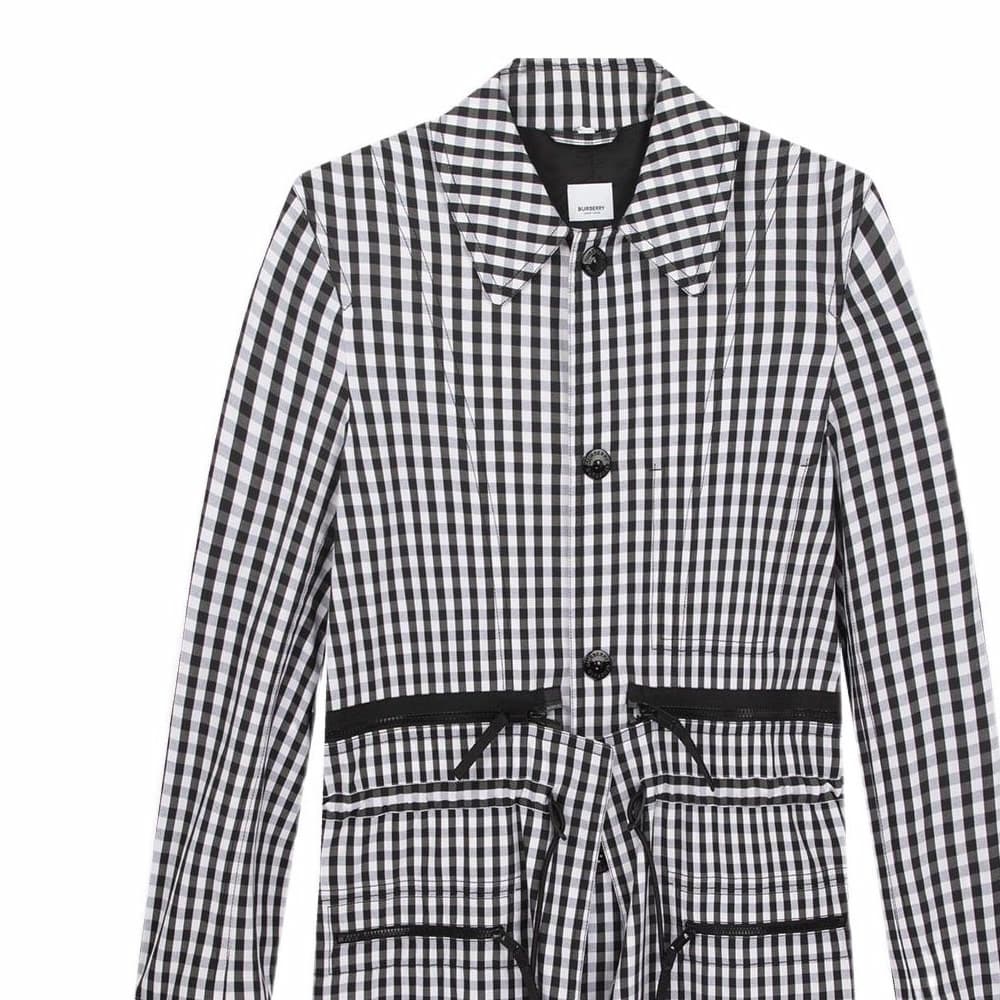 Ветровка Burberry Trench Coat Black White - изображение 6