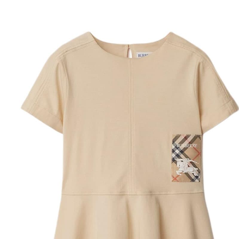 Платье Burberry FW24 Бежевый Детский - изображение 3