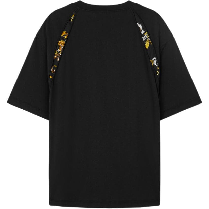 Футболка VERSACE JEANS COUTURE T-рубашка мужская черная с принтом - изображение 2