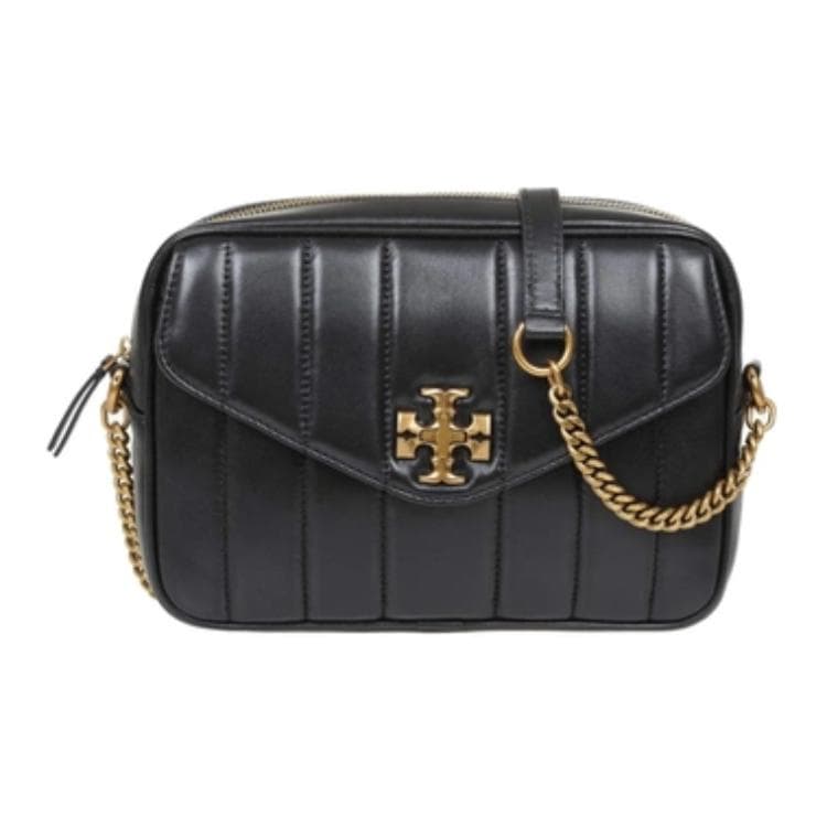 Сумка через плечо Tory Burch Kira Quilted Camera Bag Black - изображение 2