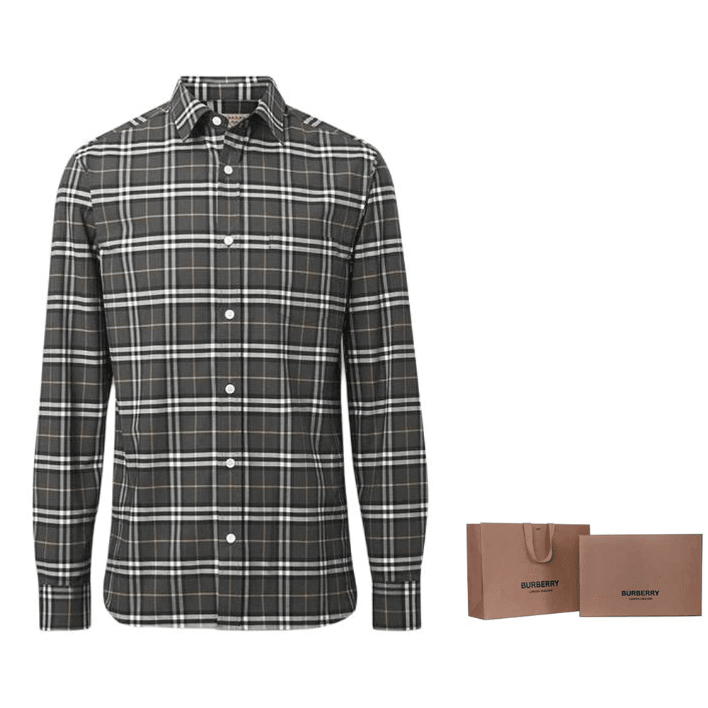 Рубашка Burberry Рубашка Мужская Многоцветная - изображение 4