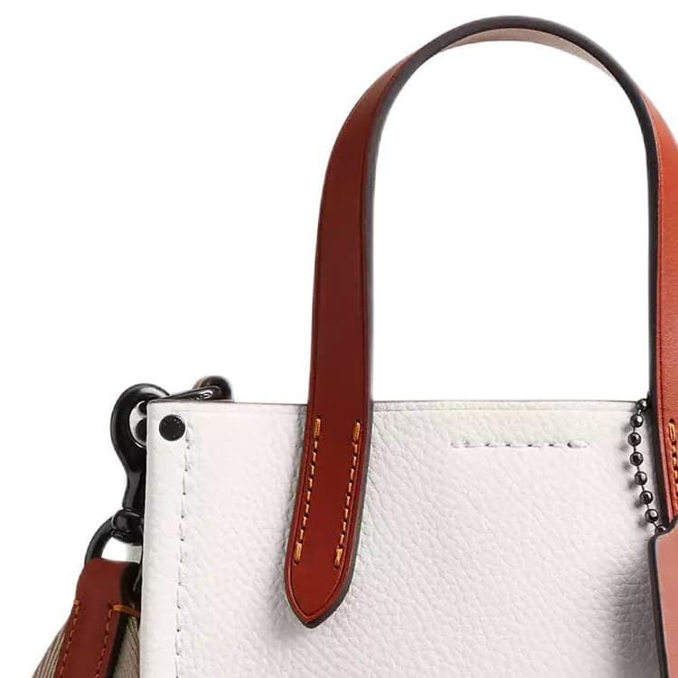 Сумка COACH Сумка через плечо из кожи маленькая мужская сумка цвет мел - изображение 2