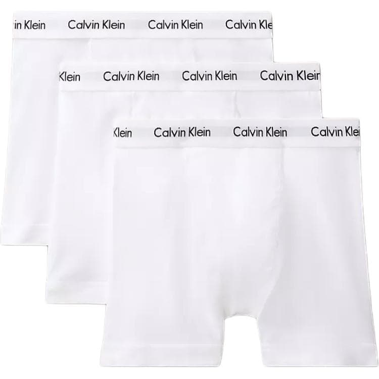Трусы Calvin Klein Мужское нижнее белье 3 штуки белое - изображение 1