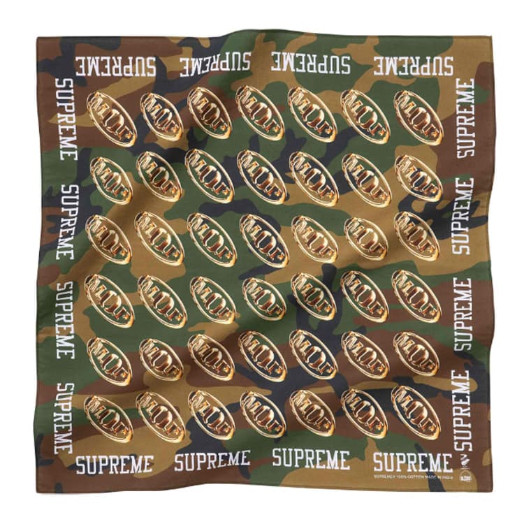 Supreme Хлопковые Повязки на голову Унисекс Черный Зеленый Белый - изображение 2