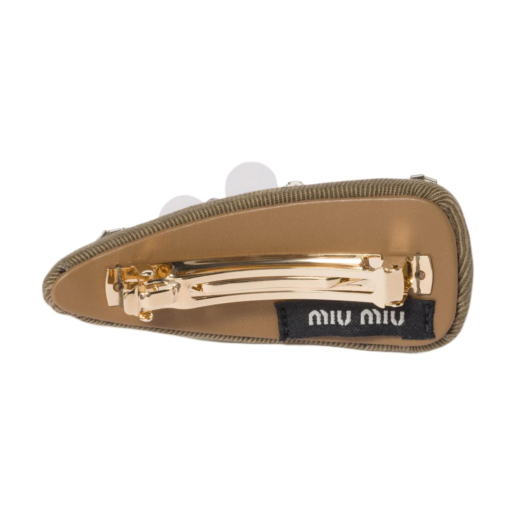 Заколка MIU MIU Овечья кожа Заколки для волос Унисекс Тундровый - изображение 2