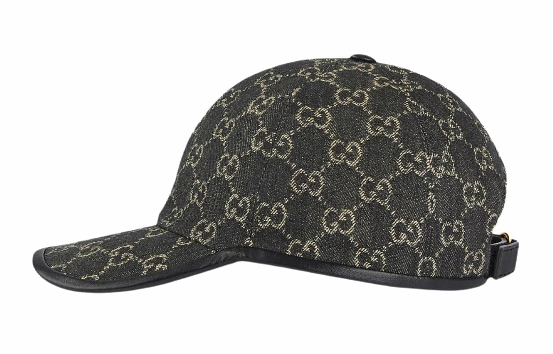 Кепка Gucci GG Embroidered Baseball Cap Black - изображение 2