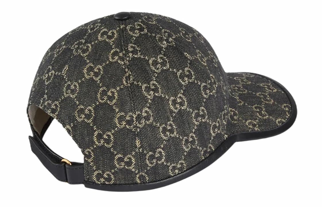Кепка Gucci GG Embroidered Baseball Cap Black - изображение 3