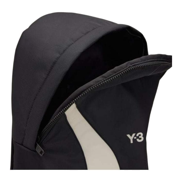 Рюкзак Y-3 Универсальный нейлоновый рюкзак унисекс черный комбинированный тальковый - изображение 4