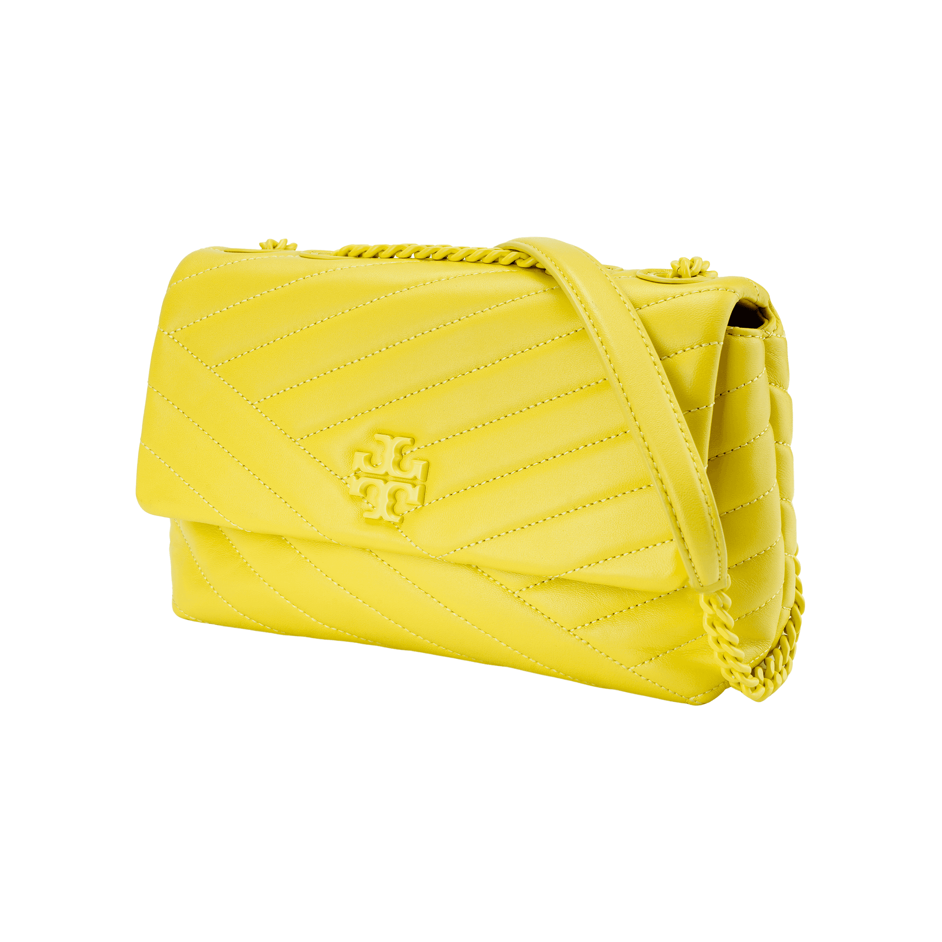 Сумка через плечо Tory Burch Kira Chevron Crossbody Yellow - изображение 2