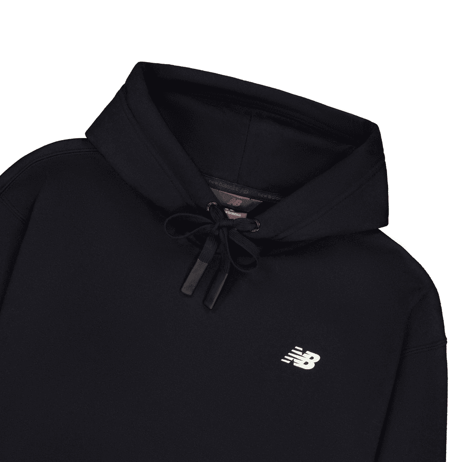 Худи New Balance Толстовка с капюшоном Мужская Черная - изображение 3