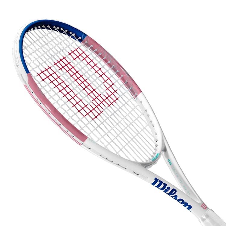 Wilson 295г Ракетка Вес 105 Квадрат Дюймов Голова Размер Синий Розовый Многоцветный Унисекс Теннисные Ракетки - изображение 4