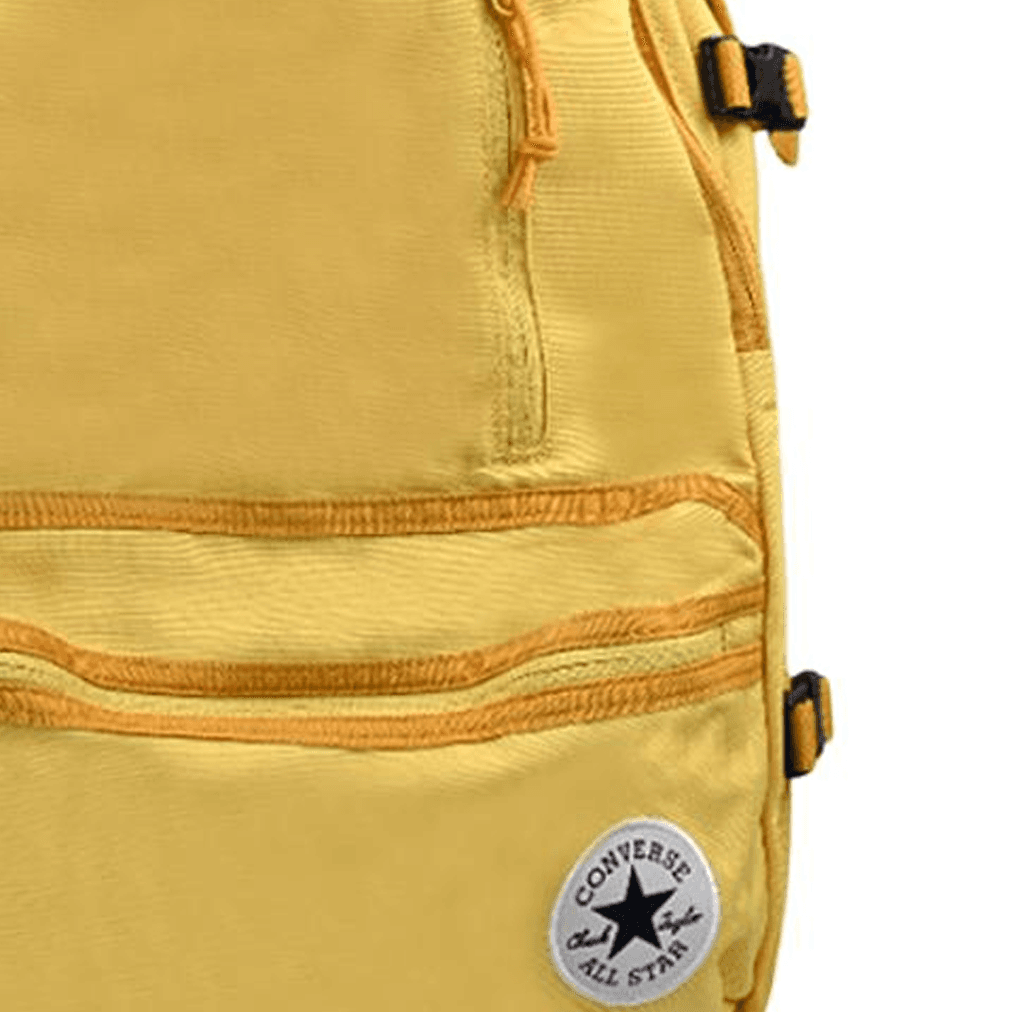 Рюкзак Converse Logo Ярлык Застежка-молния Полиэстер Рюкзак Унисекс Парный Желтый - изображение 4