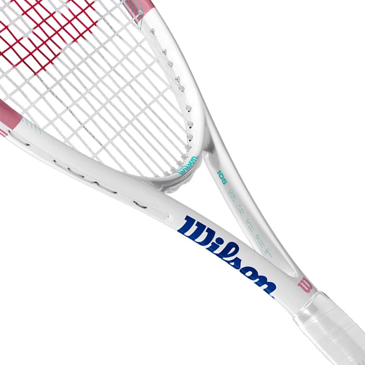 Wilson 295г Ракетка Вес 105 Квадрат Дюймов Голова Размер Синий Розовый Многоцветный Унисекс Теннисные Ракетки - изображение 3