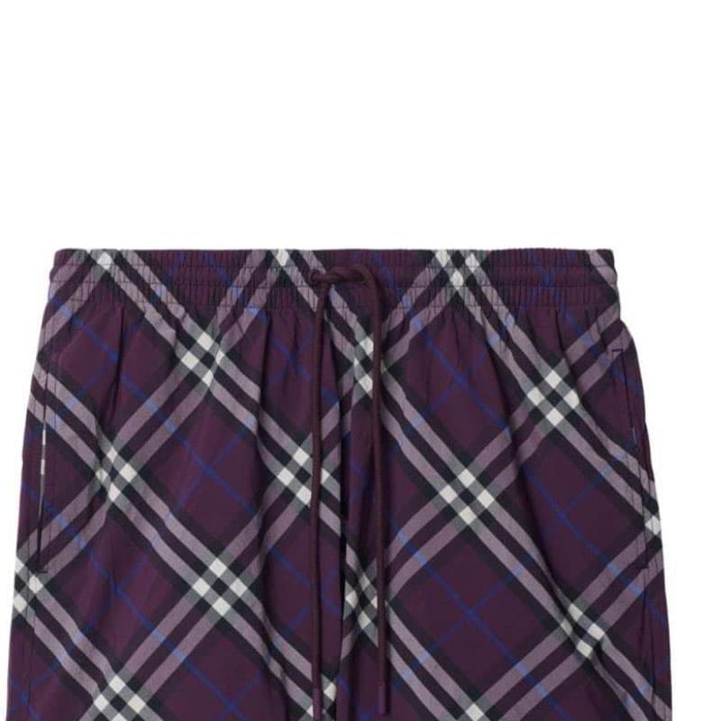 Burberry SS24 Пляжные шорты Мужские Темно-фиолетовые - изображение 4
