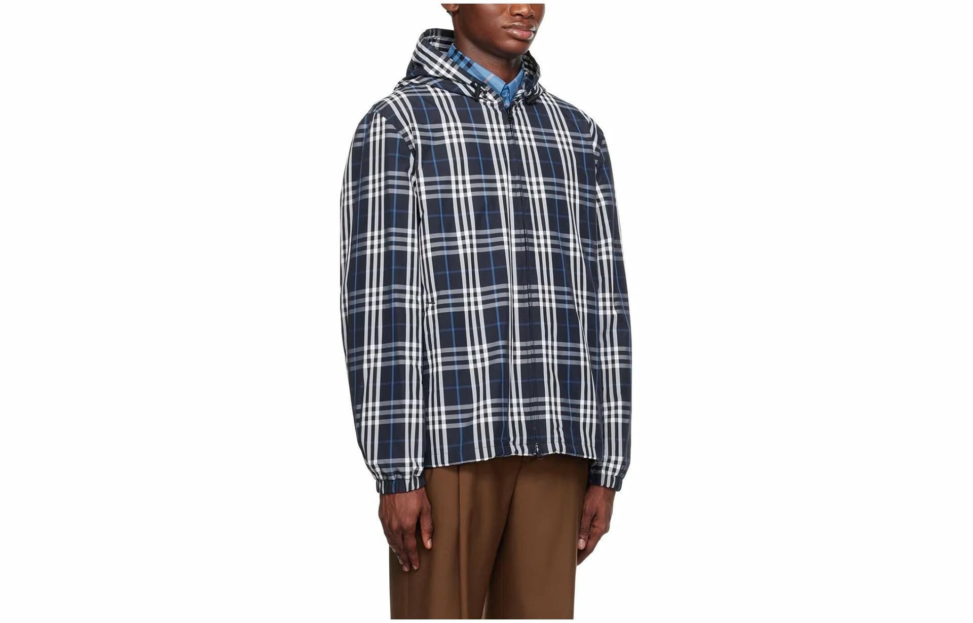 Куртка Burberry Hooded Jacket Navy - изображение 3