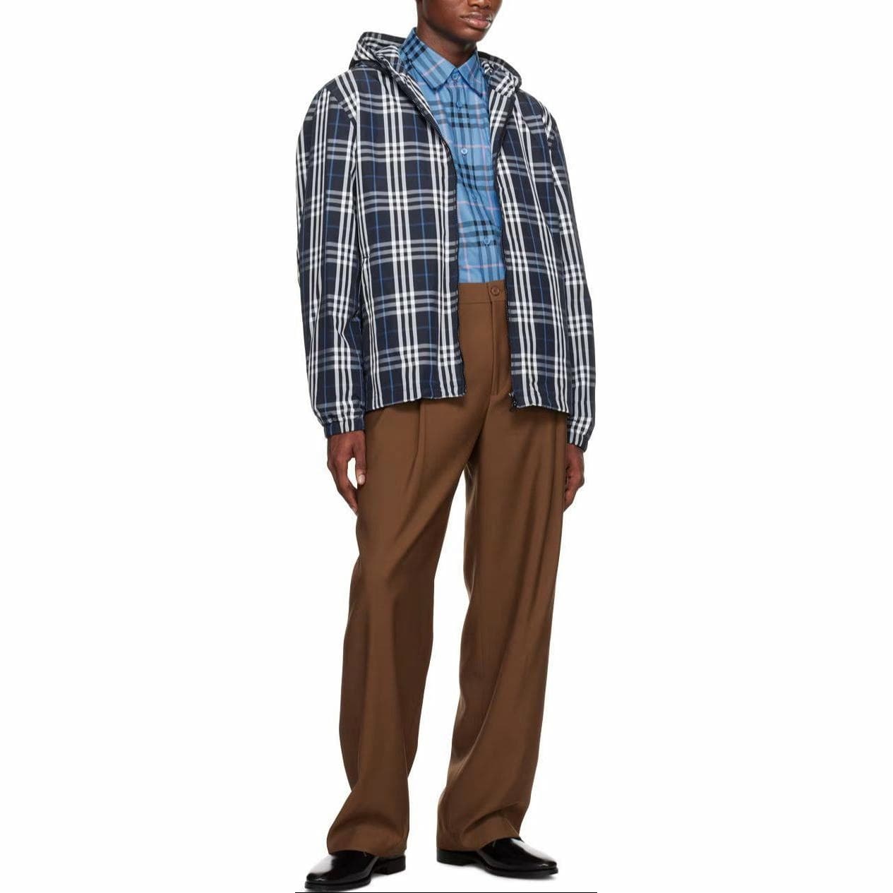 Куртка Burberry Hooded Jacket Navy - изображение 4